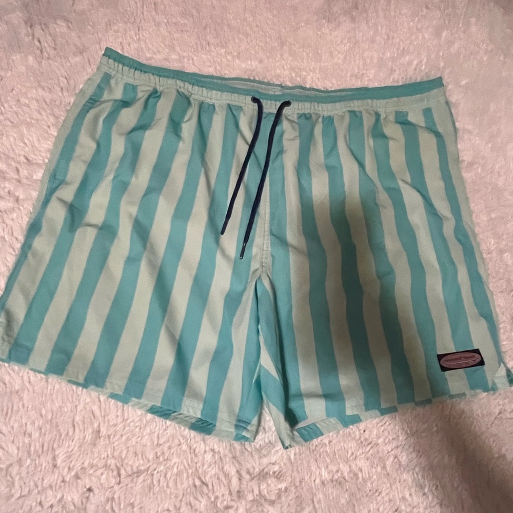Vineyard Vines green Swim Trunks with Classic Stripes size 2XL